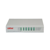 ROLINE Gigabit Ethernet Switch 6 Ports (5x 10/100/1000 + 1x SFP), WebSmart