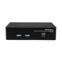 STARTECH.COM 2 Port Professional USB DisplayPort KVM Switch with Audio