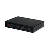 ROLINE Gigabit Ethernet Switch 6 Ports (5x 10/100/1000 + 1x SFP, 4x PoE+)