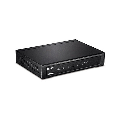 TRENDnet TEG-S51SFP Gigabit Ethernet (10/100/1000) Schwarz Netzwerk Switch
