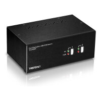TRENDnet TK-240DP DisplayPort KVM Switch, 2-Port Dual...