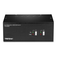 TRENDnet TK-240DP DisplayPort KVM Switch, 2-Port Dual...