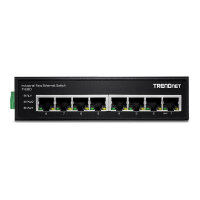 TRENDnet TI-E80 Industrial Fast Ethernet DIN-Rail Switch 8-Port