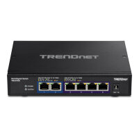 TRENDnet TEG-S762 6-Port 10G Switch, schwarz
