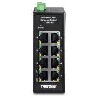 TRENDnet TI-ELC80 8-Port Ethernet Mini Switch Industrial...