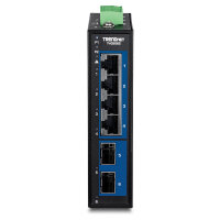 TRENDnet TI-G5062 Industrial DIN-Rail Switch 6-Port 2.5G...