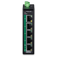 TRENDnet TI-PGLC50 5-Port Gigabit PoE+ Industrial...