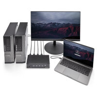 STARTECH.COM 4 Port HDMI KVM Switch - HDMI KVM Umschalter...