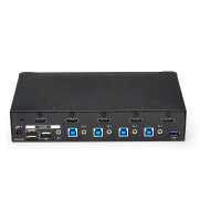 STARTECH.COM 4 Port HDMI KVM Switch - HDMI KVM Umschalter mit USB 3.0 Hub - 1080p