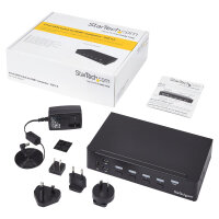 STARTECH.COM 4 Port HDMI KVM Switch - HDMI KVM Umschalter mit USB 3.0 Hub - 1080p