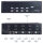STARTECH.COM 4 Port Dual DisplayPort KVM Switch - DisplayPort 1.2 KVM - 4K 60Hz - DisplayPort Switch - USB KVM Switch