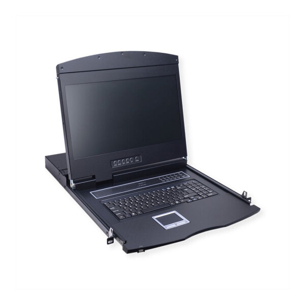 VALUE 19-Zoll-KVM-Switch, 8-Port, 43 cm (17") TFT (4:3), VGA, USB, DE-Layout