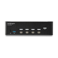 STARTECH.COM KVM Switch HDMI 4 Port - 4K 30 Hz - KVM Extender fr HDMI - KVM HDMI Umschalter