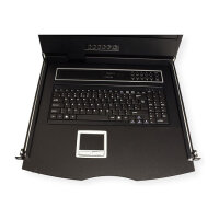 VALUE 19-Zoll-KVM-Switch, 8-Port, 48 cm (19") TFT (16:9), VGA, USB, UK-Layout
