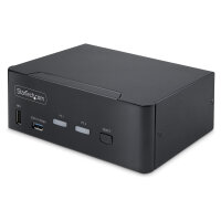 STARTECH.COM 2-Port Dual-Monitor DisplayPort KVM Switch DP 1.4 8K 60Hz 4K 144Hz 2x USB 3.2 10Gbps Ports KVM Umschalter