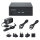 STARTECH.COM 2-Port Dual-Monitor DisplayPort KVM Switch DP 1.4 8K 60Hz 4K 144Hz 2x USB 3.2 10Gbps Ports KVM Umschalter