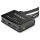 STARTECH.COM 2 Port HDMI KVM Switch with 4 Foot Built-In Cables - OS Independent - Support for 3.5mm Audio - USB 4K 60Hz