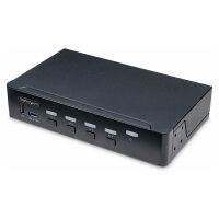 StarTech.com 4-Port DisplayPort KVM Switch/Umschalter,...