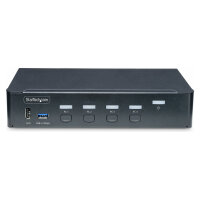 StarTech.com 4-Port DisplayPort KVM Switch/Umschalter, 4K60Hz,TAA-konform