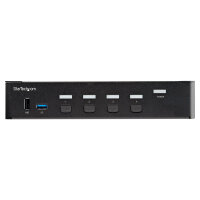 STARTECH.COM 4 Port HDMI KVM-Switch - 4K 60Hz Ultra HD HDR - HDMI 2.0 KVM Umschalter - HDCP 2.2 EDID Audio
