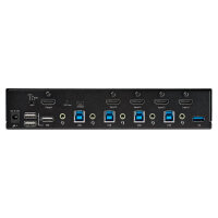 STARTECH.COM 4 Port HDMI KVM-Switch - 4K 60Hz Ultra HD HDR - HDMI 2.0 KVM Umschalter - HDCP 2.2 EDID Audio