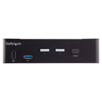 STARTECH.COM 2 Port HDMI KVM Switch - Einzelmonitor 4K 60Hz Ultra HD HDR - Desktop HDMI 2.0 KVM Switch