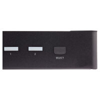 STARTECH.COM 2 Port HDMI KVM Switch - Einzelmonitor 4K 60Hz Ultra HD HDR - Desktop HDMI 2.0 KVM Switch
