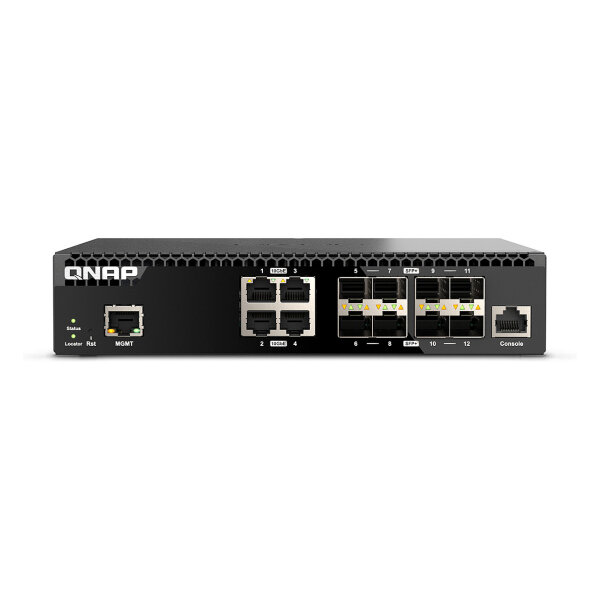 QNAP QSW-M3212R-8S4T 10 GbE Switch Managed 12-Port