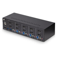 STARTECH.COM 4-Port KVM Switch Dual Monitor DisplayPort...