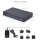STARTECH.COM 4-Port KM Switch mit Maus-Roaming USB 3.0 Umschalter Tastatur und Maus Switch 3,5mm/USB Audio TAA Konform