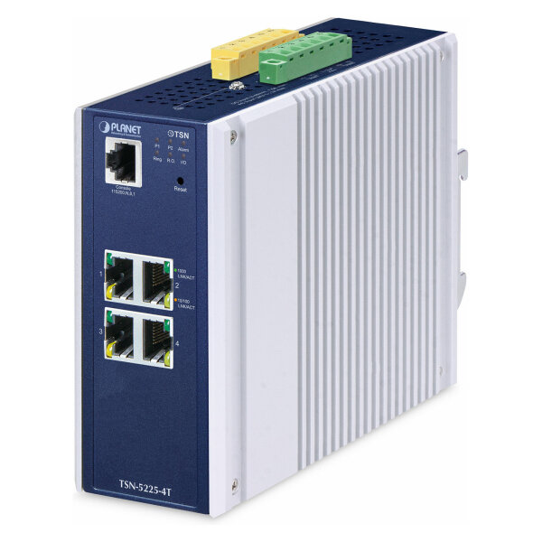 PLANET Industrial L2+ 4-Port Managed TSN Ethernet Switch TS