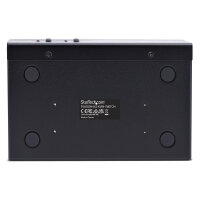 STARTECH.COM 2-Port Dual-Monitor KVM Switch DisplayPort und HDMI 4K 60Hz 5Gbps USB-Hub 2x USB-HID Hybrid KVM/Umschalter