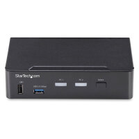 STARTECH.COM 2-Port DisplayPort KVM Switch 4K 60Hz DP 1.2 HDCP 1.4 EDID Management 2-Port USB 3.0 Hub DP KVM Umschalter