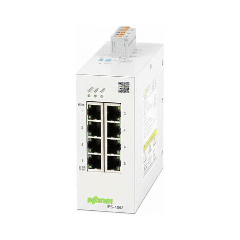 WAGO 852-1812 Lean-Managed-Switch 8 Port 1000Base-T lichtgrau