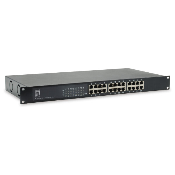 LevelOne GEP-2421W500 24-Port Gigabit PoE Switch