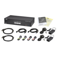 ATEN CS1922ATC 2-Port USB 3.0 4K DisplayPort KVM Switch fr ATC