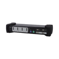 Equip KVM Switch DM 4-Port 4xUSB/4xVGA/4xUSB-Audio schwarz