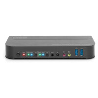 DIGITUS KVM Switch, 2x1 HDMI, HDMI Out,USB, 4Kx2K@60Hz