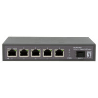 LevelOne PoE+Switch 4x2.5GE PoE/1x2.5GE/+65W unmanag.Plastik