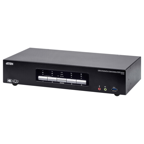 ATEN KVM Switch 4P USB3.0 4K DP Triple View KVMP S