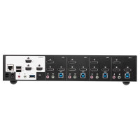 ATEN KVM Switch 4P USB3.0 4K DP Triple View KVMP S