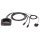 ATEN 2-Port 4K DisplayPort USB-C Kabel KVM Switch