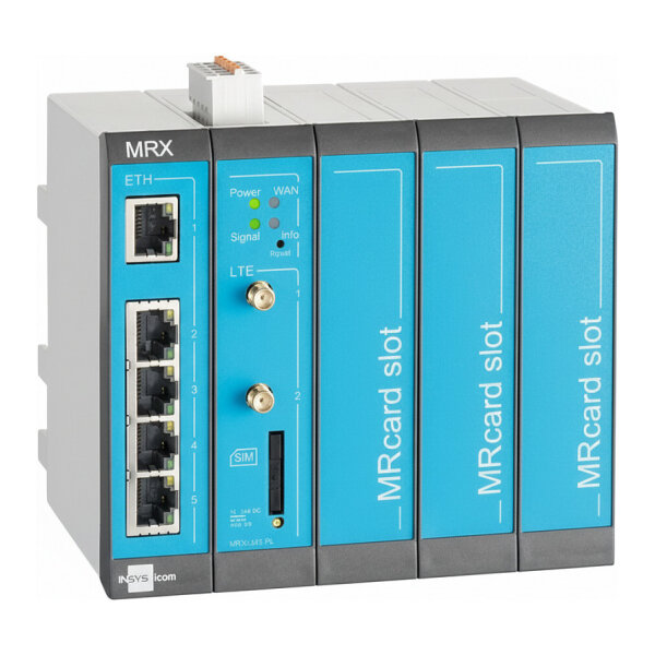 INSYS icom MRX5 LTE450 1.0 - Router,WWAN - 4G - VPN, Ethernet