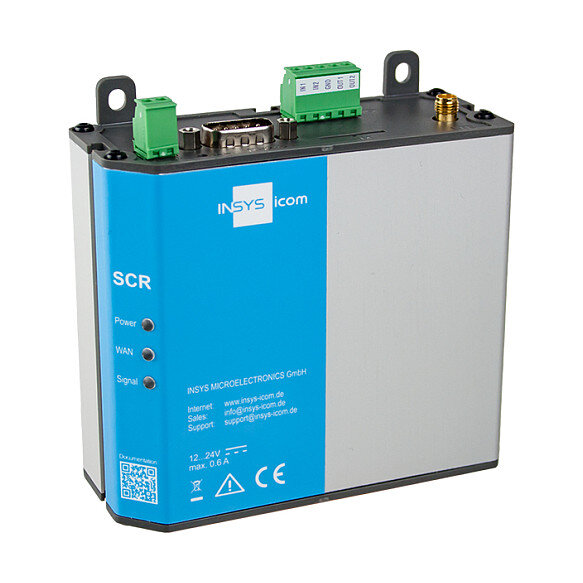 INSYS icom SCR-L300 1.2 LTE-Mobilfunk-Router VPN-Option