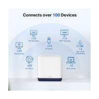 Mercusys WL-Router Halo H50G Home Mesh WiFi System 3-Pack