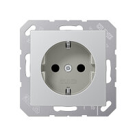 Jung A1520AL SCHUKO Steckdose alu