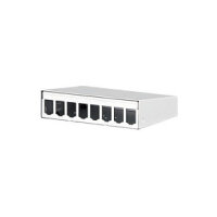 METZ CONNECT Modul AP-Gehuse 8 Port reinweiss RAL9010