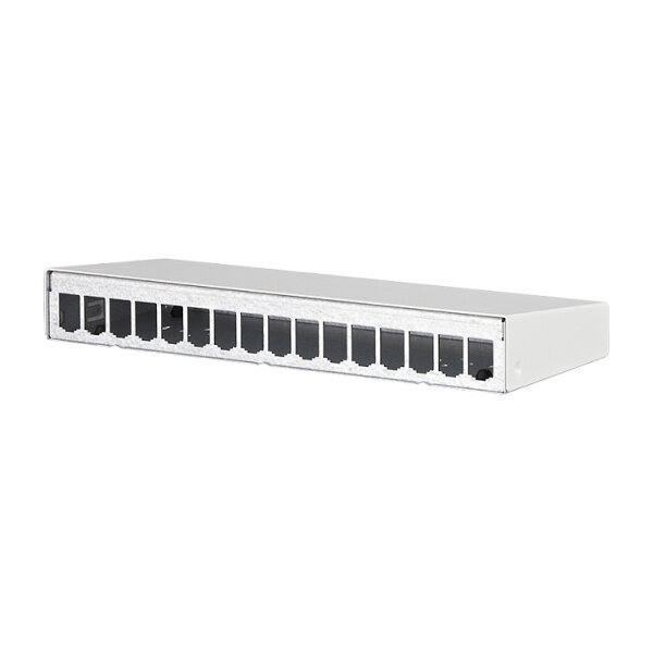 METZ CONNECT Modul AP-Gehuse 16 Port reinweiss RAL9010