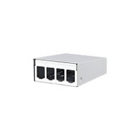 METZ CONNECT Modul AP-Gehuse 4 Port reinweiss RAL9010