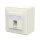 METZ CONNECT Anschlussdose E-DAT C6A LSA++ 1 Port AP reinwei